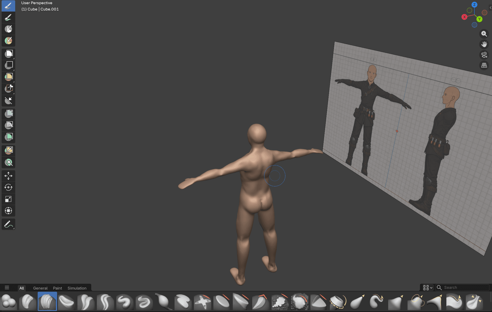 Character Sculpt - Back View
